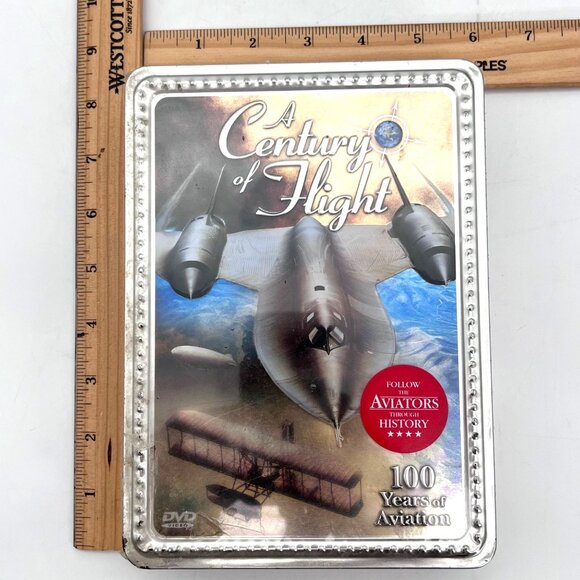A Century Of Flight 4 DVD Set With Deluxe Booklet in Original Sealed Tin Box New - Picture 10 of 11